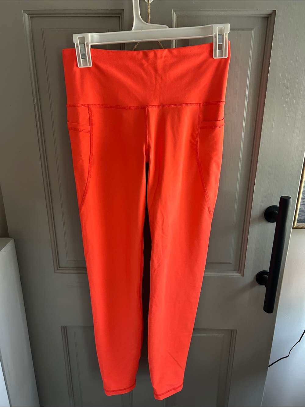 Old Navy Bright Coral High-Waist Leggings